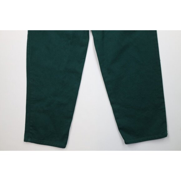 Deadstock Vintage 90s Boss Mens 29x34 Baggy Fit Skateboard Denim Jeans Green USA - Picture 12 of 15